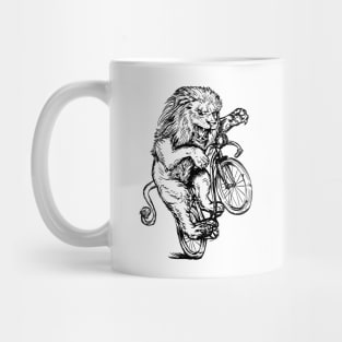 SEEMBO Lion Cycling Bicycle Cyclist Bicycling Biking Biker Mug